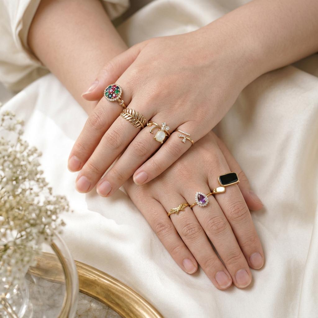 How to Stack Rings Like a Stylist
