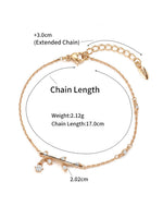 Load image into Gallery viewer, Crystal Leaf Branch Bracelet Gold Flat-Lay Styled — Solisita
